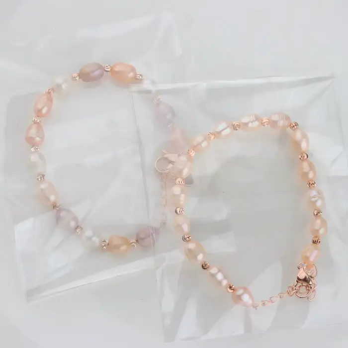 Bracelet de perles d'eau douce naturelles