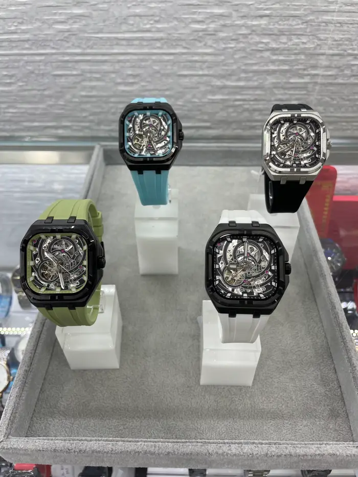 Montre Daniel Gorman AL8860 édition limitée avec mouvement automatique à tourbillon squelette pour homme et femme occasions spéciales