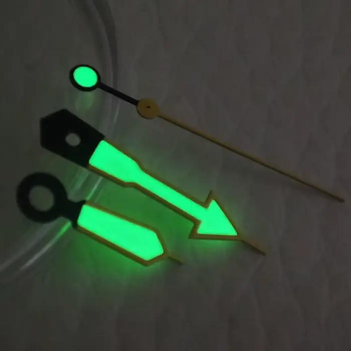 Aiguilles Lumineuses de Précision en Acier Inoxydable pour Montres NH35 NH36 Occasions Spéciales et Journées Courantes Blanc Jaune Fluor Tomate