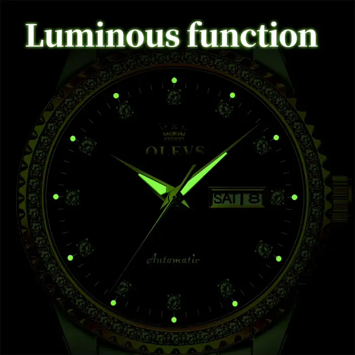 OLEVS hommes montres haut de gamme de luxe mode automatique mécanique Sport étanche en acier affaires horloge Date Relogio Masculino