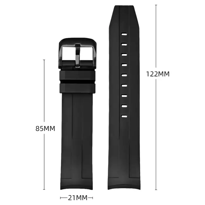 Bracelet de montre incurvé de 21mm pour Tissot 1853 Seastar 1000 T120