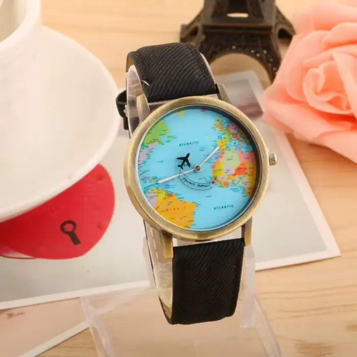 Montre terre antique en cuivre