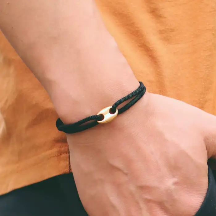 Bracelet en corde fait à la main pour hommes