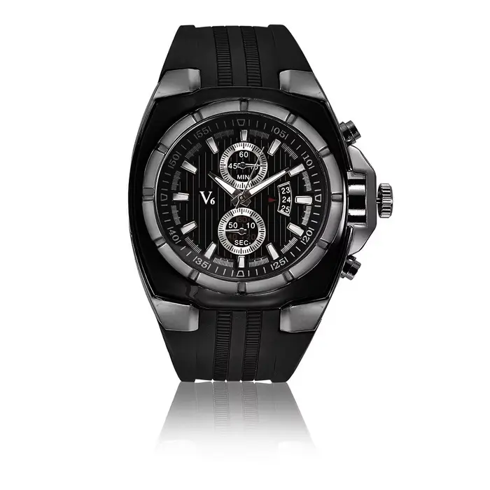 V6 marque de luxe armée montre militaire hommes