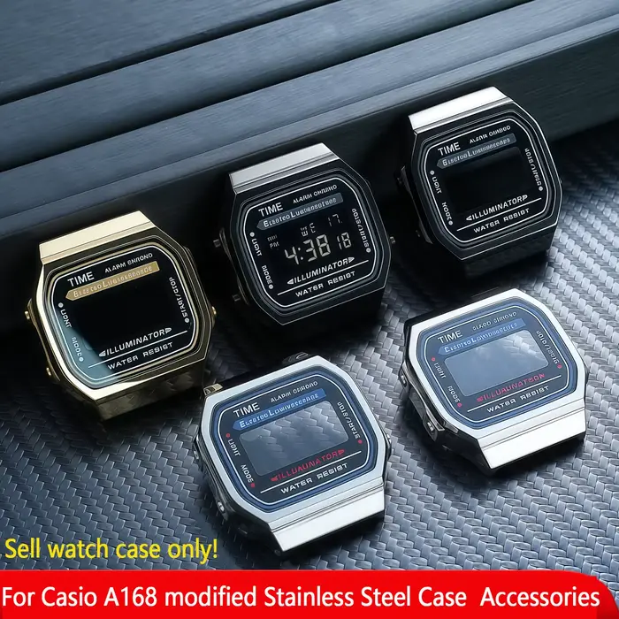 Kit de modification a168 pour Casio Small Square A168/WA/WG-1A