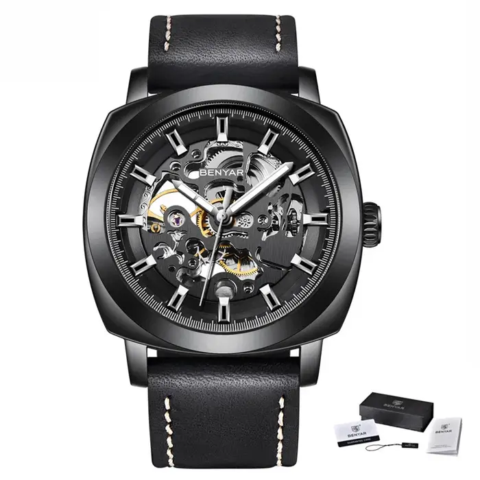 BENYAR montres pour hommes Top marque de luxe affaires automatique montre mécanique
