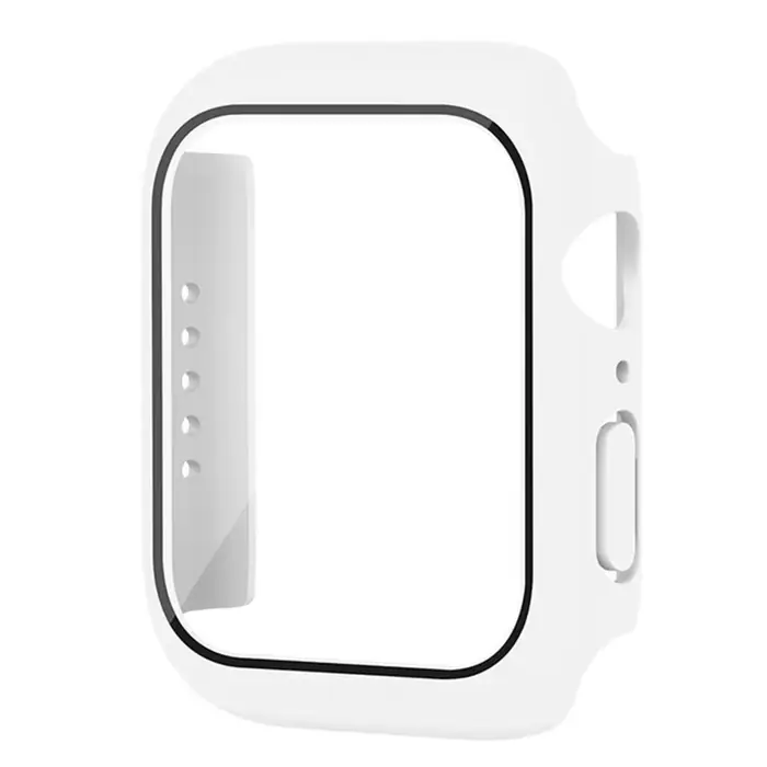 Verre trempé + couvercle pour Apple Watch série 42mm 46mm PC pare-chocs étui de protection d'écran i