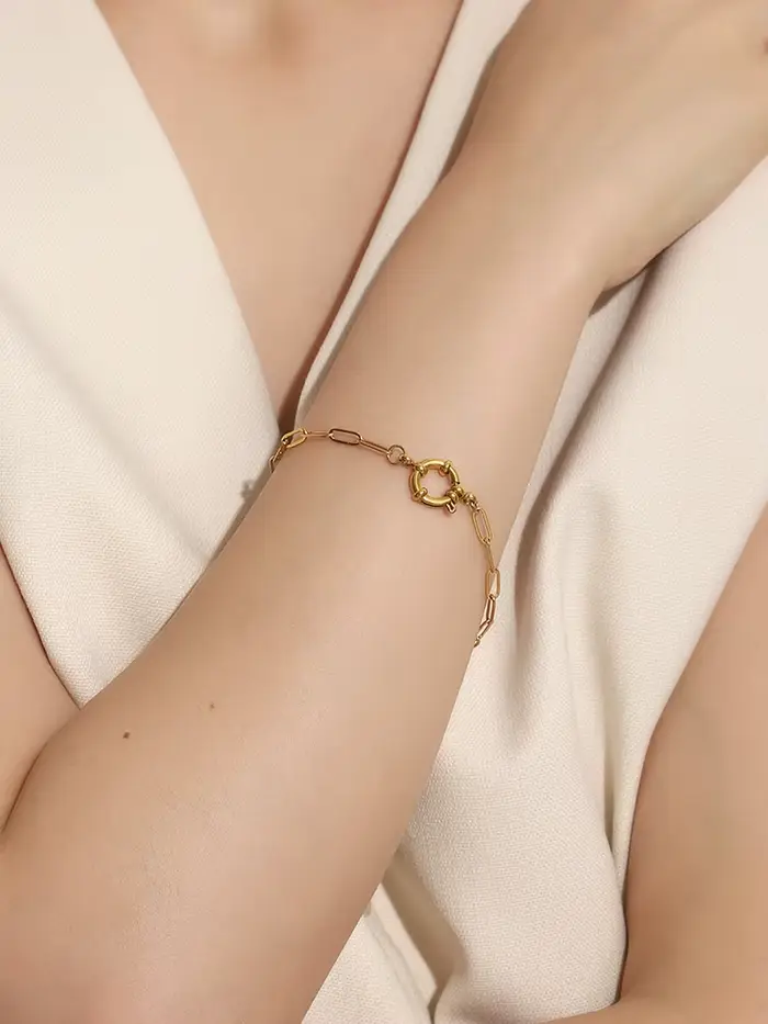 E.B.belle – Bracelet à chaîne avec boucle de fronde