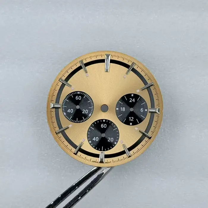 Cadran de montre Sunburst sans logo