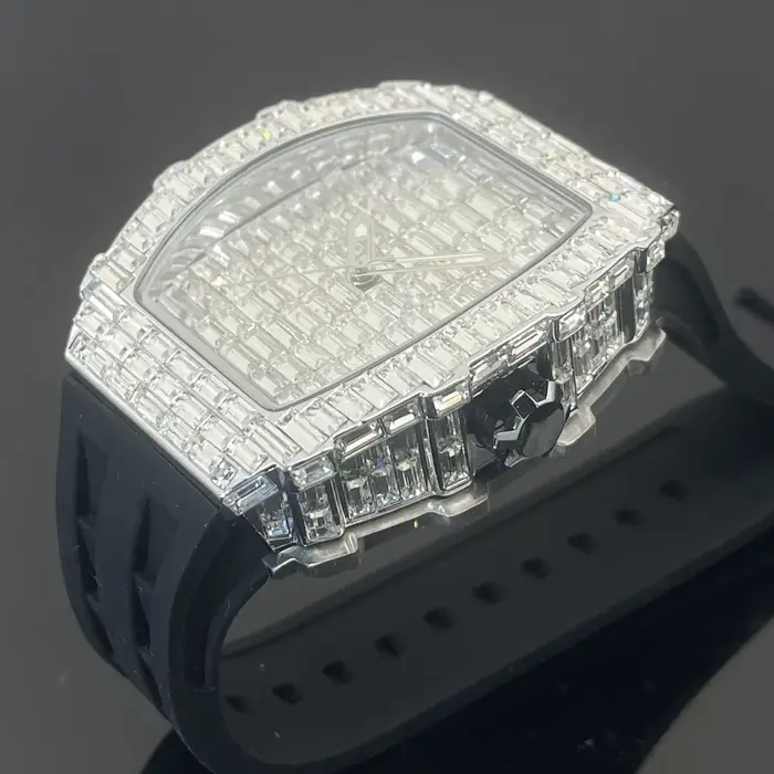Montre Glacée de Luxe pour Homme
