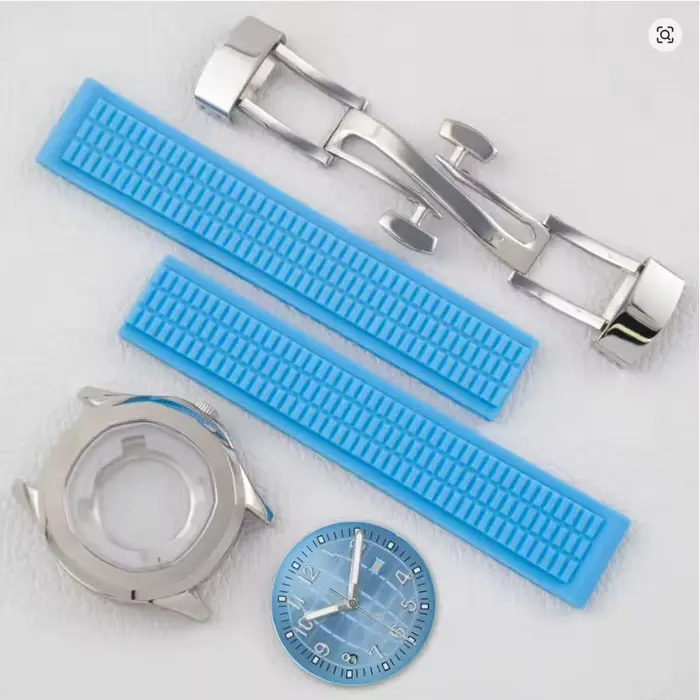 Boîtier de montre AQUANAUT Nautilus NH05, bracelet, cadran, aiguilles, cristal saphir pour mouvement