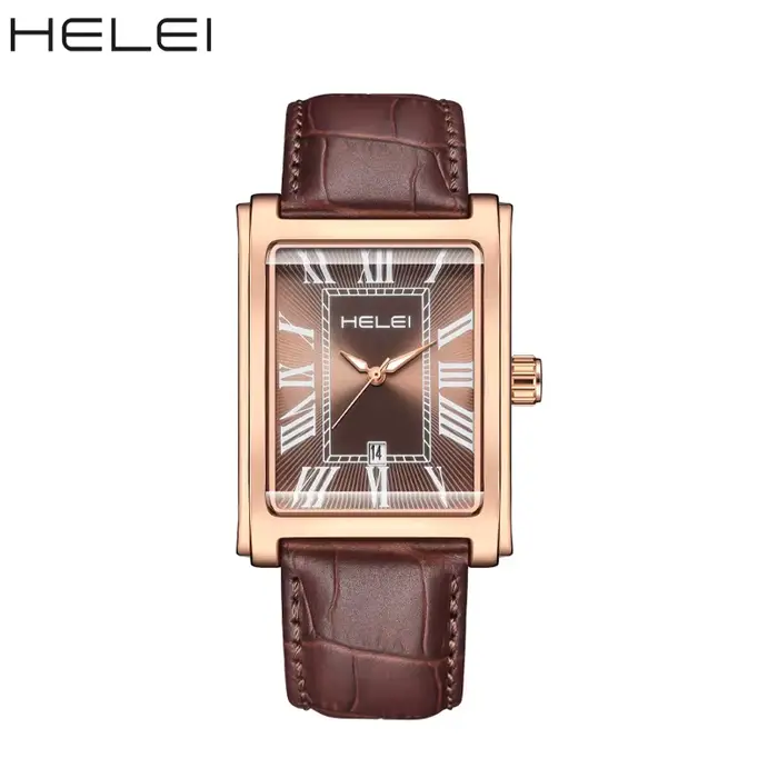 Montre à quartz décontractée pour homme, marque originale AliExpress, cadran à chiffres romains anci