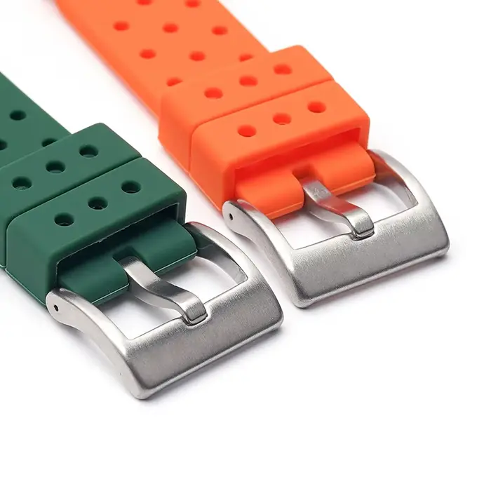 Bracelet de montre en silicone souple pour homme et femme compatibles avec diverses montres occasions spéciales et quotidiennes