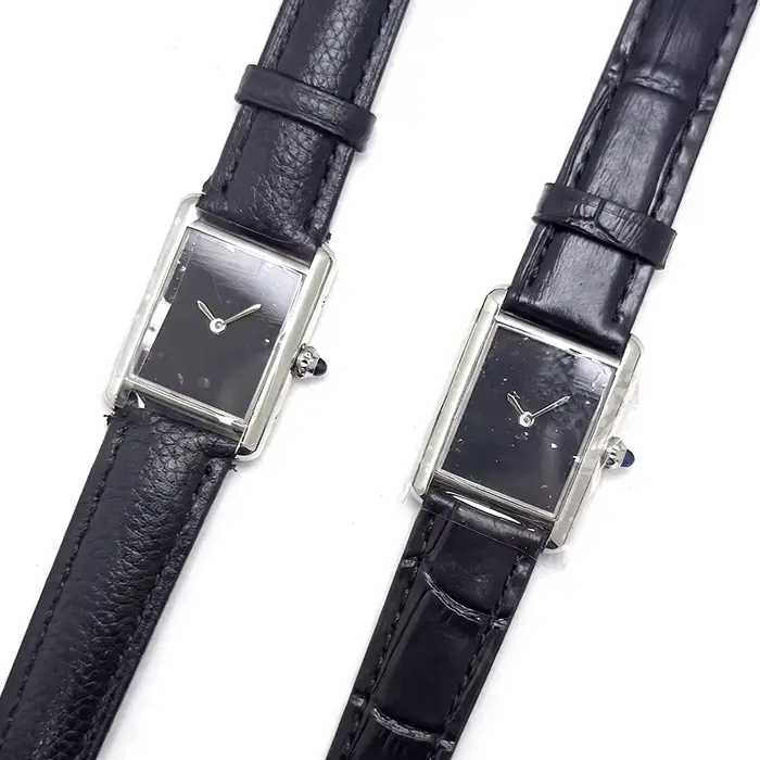Boîtier de montre rectangulaire pour femme 29
