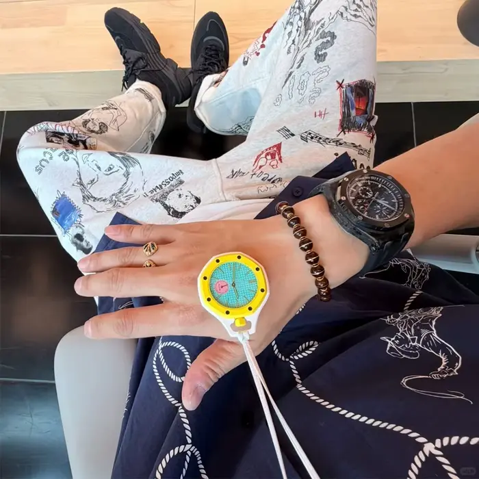 Montre de poche AP Collaboration 2026 montre-bracelet à quartz élégante résistante à l'eau avec bracelet en cuir pour femmes et hommes occasions spéciales