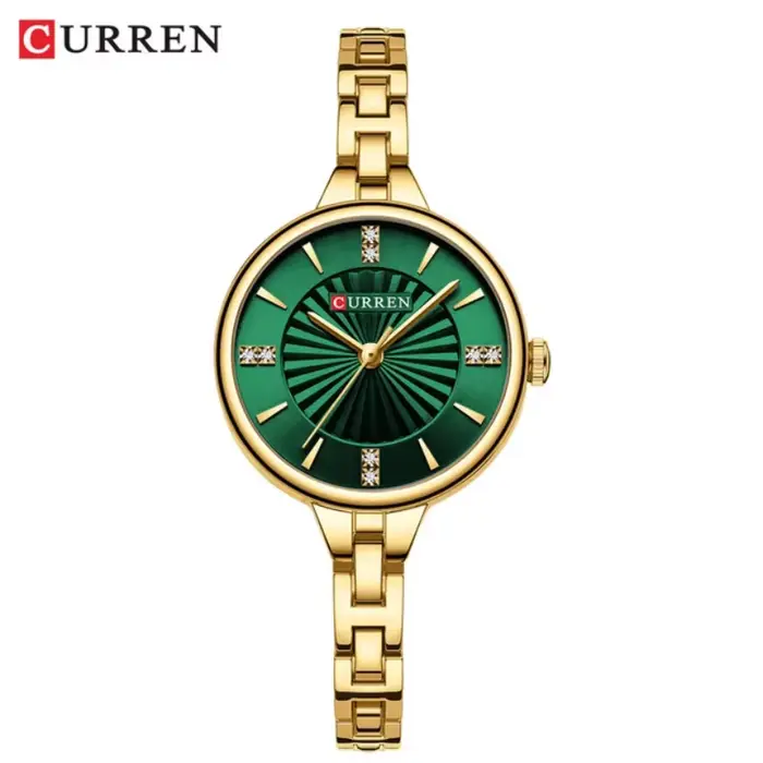 Montre à Quartz en Acier Inoxydable pour Femme Élégante Occasions Spéciales Décontractée Affaires Mode Casual