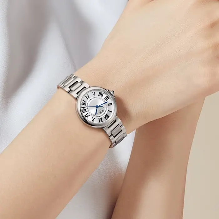 Montre Femme I&W 2026 Quartz Saphir Acier Inoxydable 316L Élégante Pour Toutes Occasions
