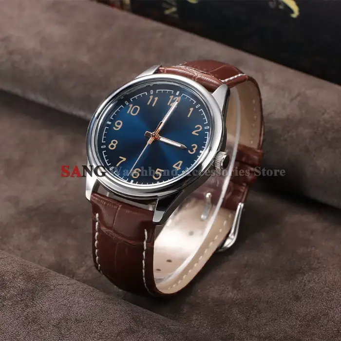 Bracelet de montre en cuir véritable pour Seiko ﻿