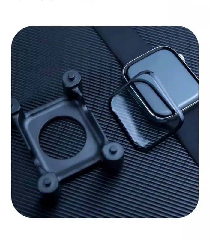 Protecteur d'écran pour Apple Watch série 11-10 9-8-7-6 5 Se ultra 3/2 outil de positionnement et film en verre trempé nano-enduit pour une protection optimale et une apparence toujours éblouissante