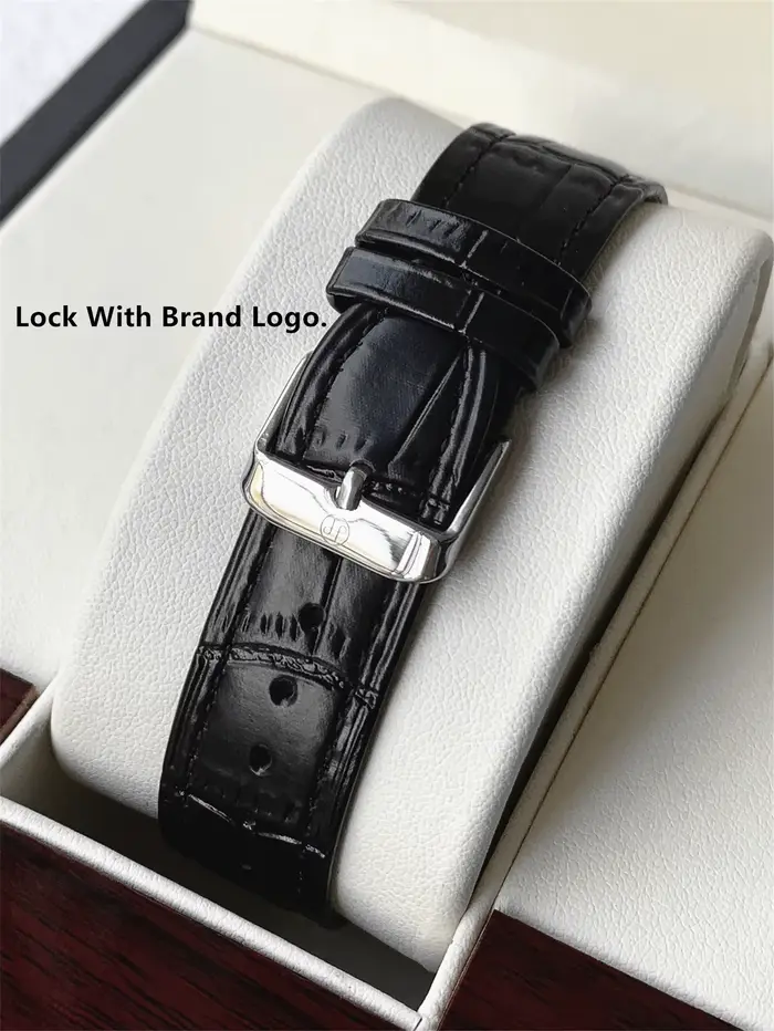 PABLO RAEZ luxe hommes Quartz montre en cuir barils forme étanche Date haut marque montre-bracelet
