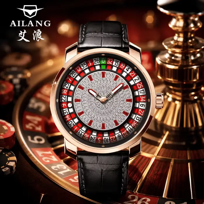 AILANG – montre mécanique entièrement automatique pour hommes