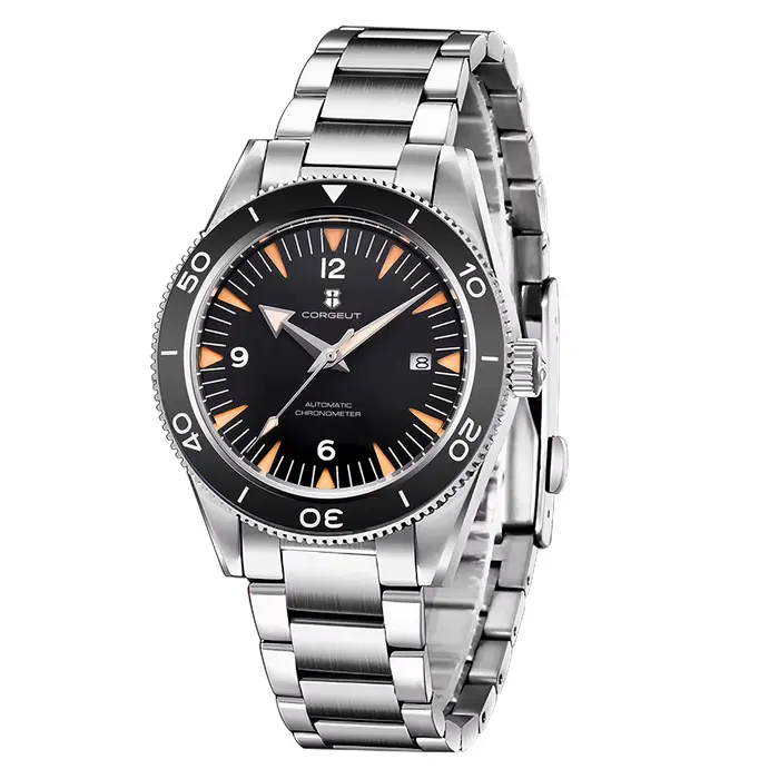 Montre de plongée Corgeut de luxe pour hommes