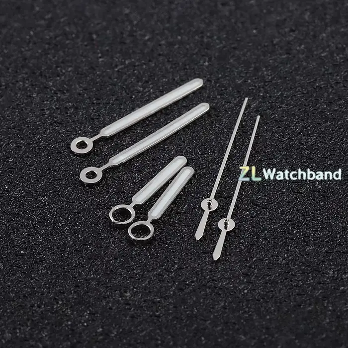 Aiguilles de montre argentées pour mouvements NH35 NH36 NH38 NH70 NH71 NH72 4R35/36 7s36/35 7002 7009