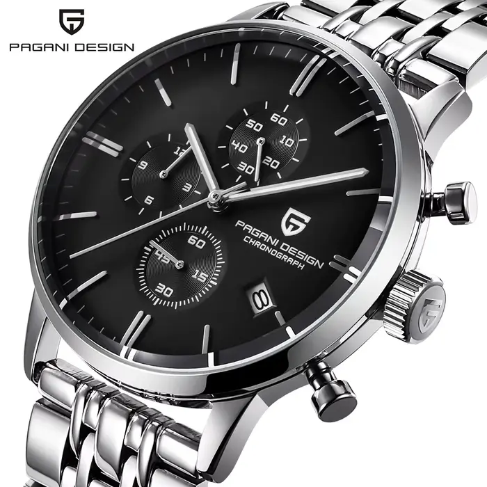 Pagani Design montre chronographe homme japon VK67 Movt étanche multifonctionnel affaires sport