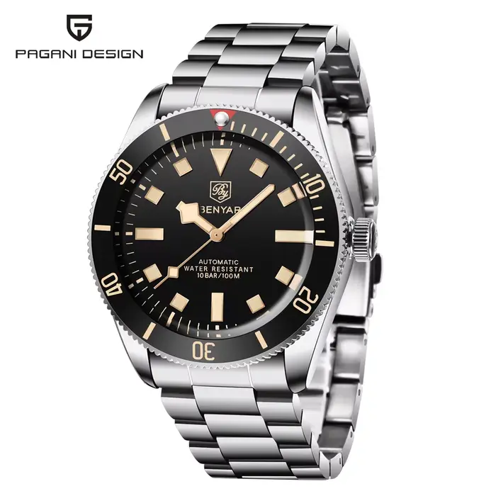 Montre mécanique automatique élégante et luxueuse pour homme BENYAR, indispensable pour les affaires