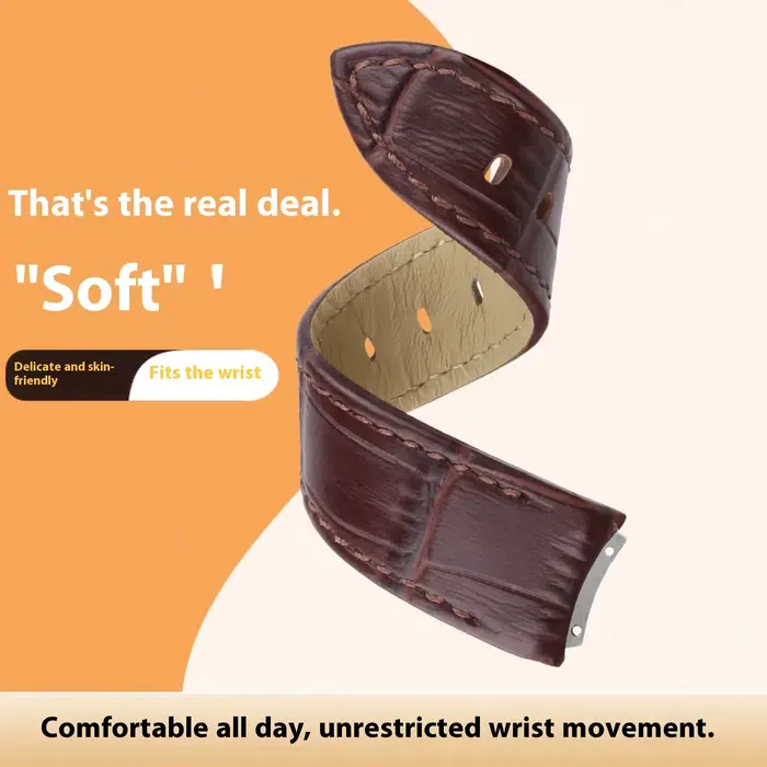 Bracelet de montre en cuir pour femmes