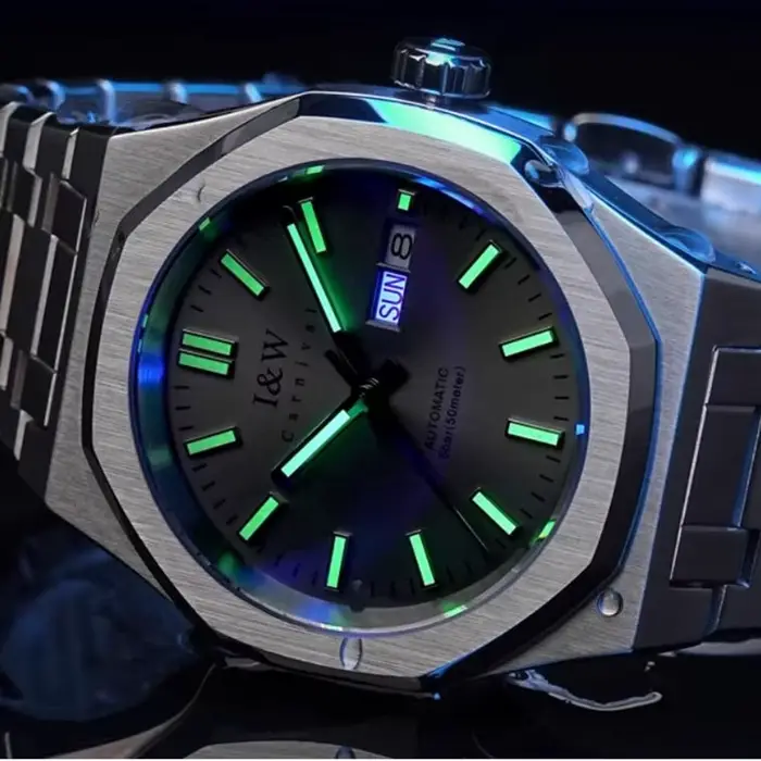 CARNIVAL Montre Mécanique Homme de Luxe Saphir Mouvement MIYOTA Style Mode Décontracté Polyvalent Occasions Bureau Événements Formels Moments Détente