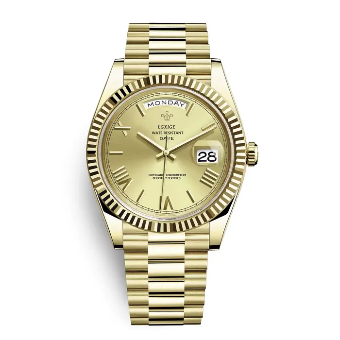 Nouvelle montre en or pour homme 2025