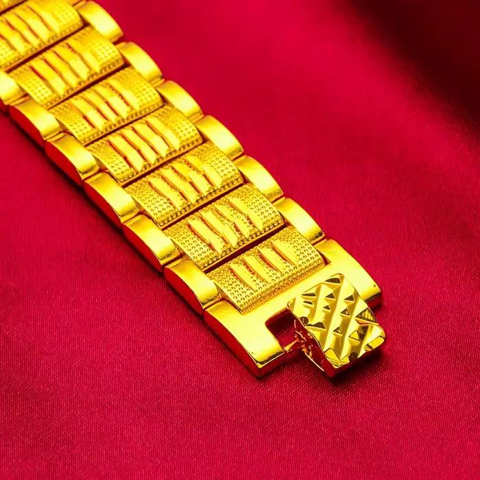 Bracelet Boss en or véritable 24 carats 9999