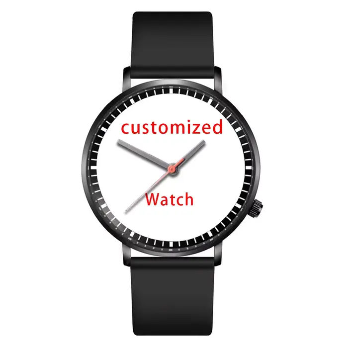 Montre personnalisée en quartz avec photo imprimée pour femmes, style mode et décontracté, résistante à l'eau, parfait pour toutes occasions