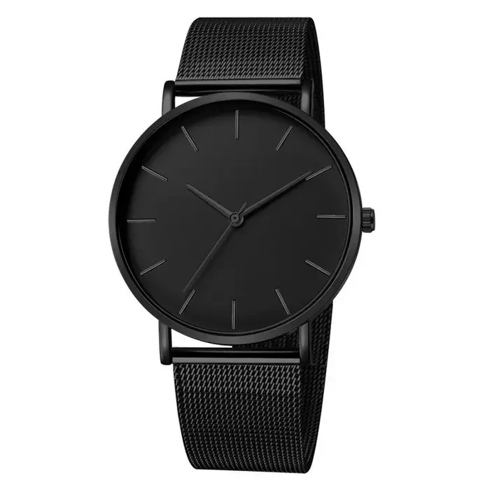 Montre TVK en acier inoxydable quartz homme style moderne élégante pour homme occassions formelles décontractées