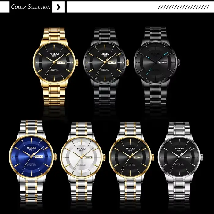 NIBOSI 2025 Reloj Hombre hommes montres haut de gamme de luxe