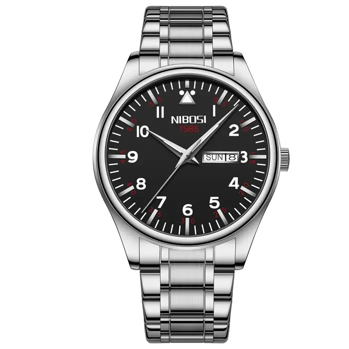 NIBOSI sport hommes montres haut de gamme de luxe Quartz étanche chronographe bleu montre-bracelet mâle horloge Relogio Masculino Reloj