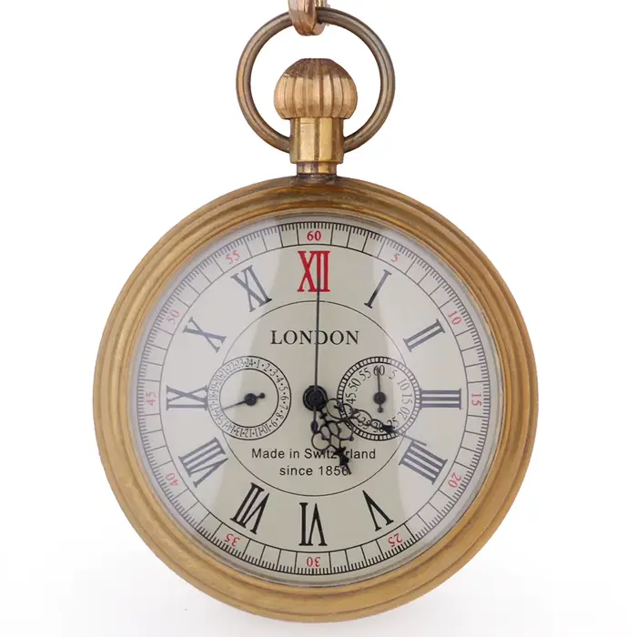 Montre de poche mécanique Antique London 1856