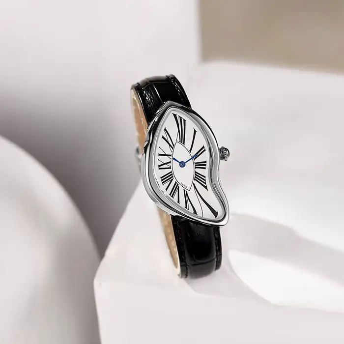 Nouvelle montre torsadée de luxe pour hommes et femmes montre-bracelet en cuir sport décontracté montres pour hommes Ins rétro Y2K Style Design à la mode Reloj