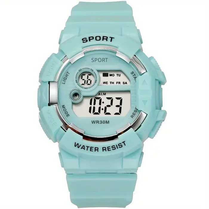 Petite montre à grand cadran frais et doux pour hommes et femmes, étudiants, Couples, sport, natatio