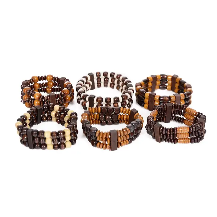 Bracelet de prière en bois pour hommes et femmes