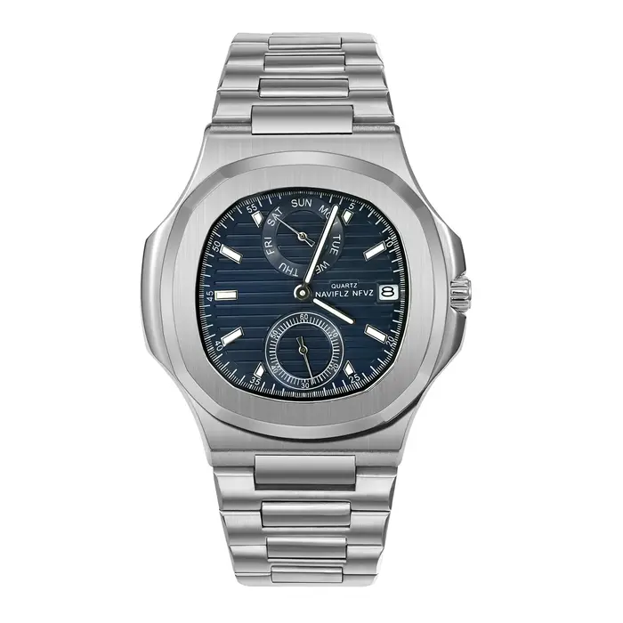 NAVIFLZ NFVZ – montre à Quartz de haute qualité pour hommes, de luxe, avec date, étanche à 50M, en a