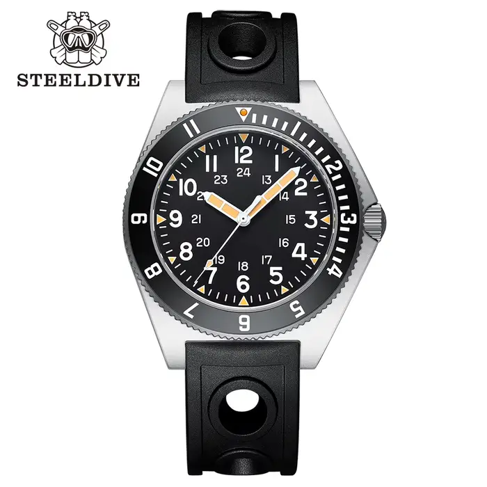 STEELDIVE SD1944 nouvelle montre de plongée automatique hommes mécanique wWatch saphir Super lumineu