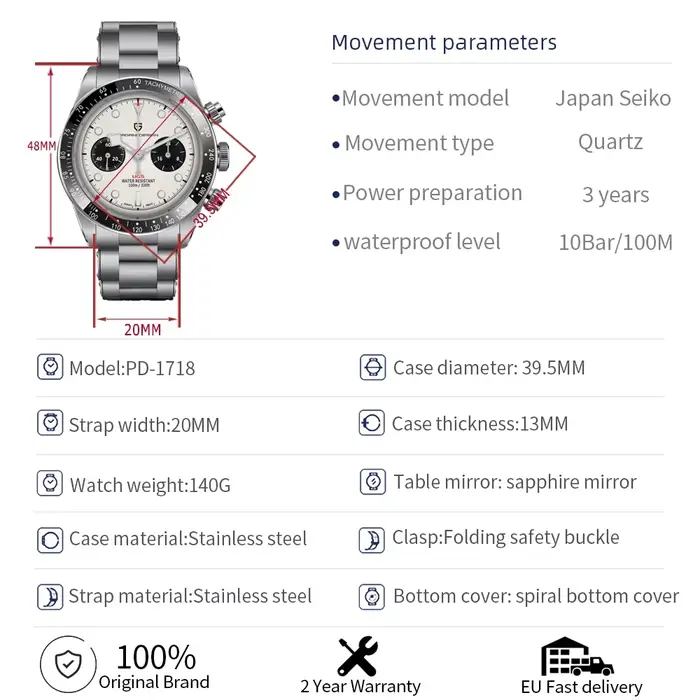 Montre pour homme PAGANI DESIGN 2026