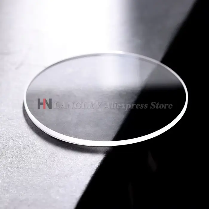 Verre de montre saphir plat 1.0mm/1.2mm d'épaisseur dans les diamètres 28-32mm cristal Transparent 1 pièce 29mm 30mm