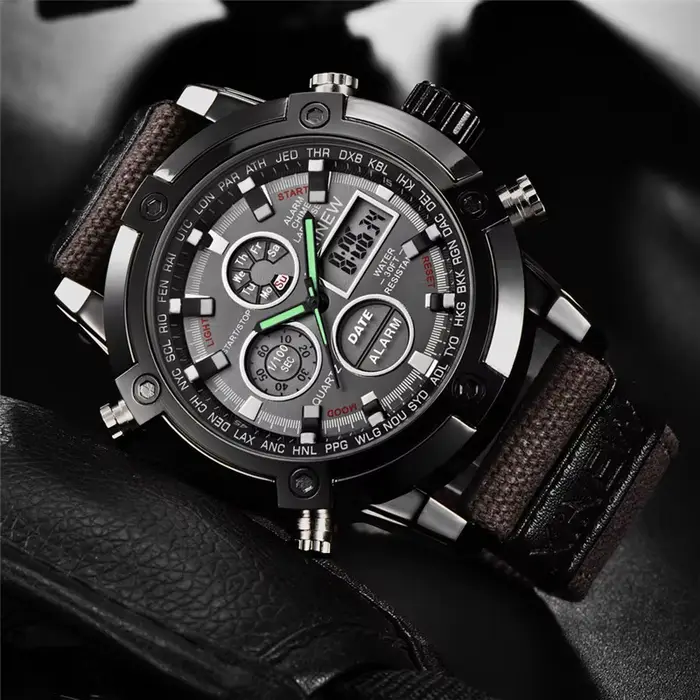 Montre d'affaires chronographe pour homme