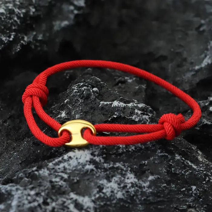 Bracelet homme style punk réglable en fil et acier inoxydable pour hommes occasions spéciales style marin chaîne corde ajustement parfait