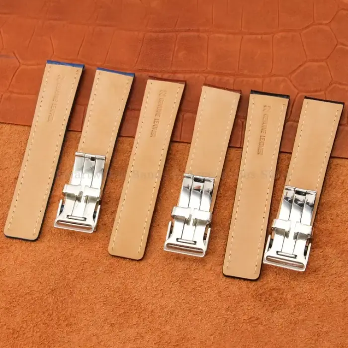 Bracelet de montre en cuir souple véritable