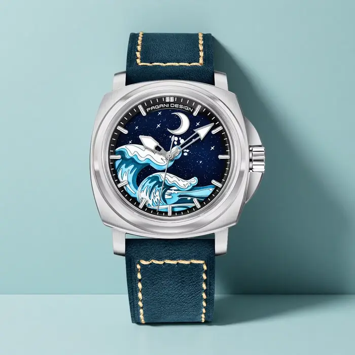 PAGANI DESIGN NH35 montre mécanique entièrement automatique mode luxe hommes saphir garantie étanche 10Bar