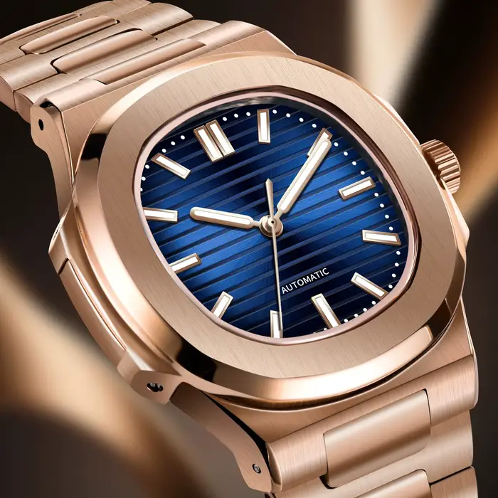 Montre mécanique de style Nautilus MACARLON Design 2026